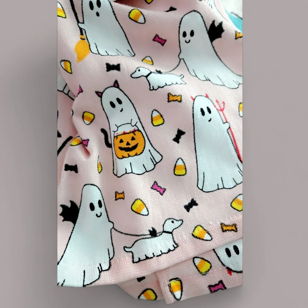 Ghost Walking Dog Pink Kitchen Hand Towels Set Of 3
